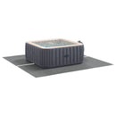 Pool Bundark Lysegrå 274 x 274 x 0,1 cm Non-woven stof