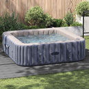 Pool Bundark Lysegrå 396 x 396 x 0,1 cm Non-woven stof