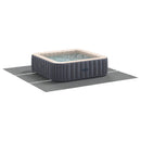 Pool Bundark Lysegrå 396 x 396 x 0,1 cm Non-woven stof