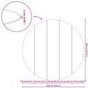 Pool Bundark Sort Ø 550 cm Non-woven stof