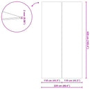 Pool Bundark Sort 420 x 220 x 0,1 cm Non-woven stof