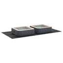 Pool Bundark Sort 750 x 372 x 0,1 cm Non-woven stof