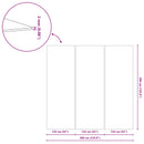 Pool Bundark Sort 396 x 396 x 0,1 cm Non-woven stof