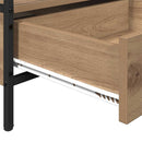 Sofabord artisan eg 100 x 51 x 45 cm Konstrueret træ