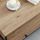 Sofabord artisan eg 100 x 51 x 45 cm Konstrueret træ