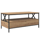 Sofabord artisan eg 100 x 51 x 45 cm Konstrueret træ