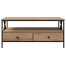 Sofabord artisan eg 100 x 51 x 45 cm Konstrueret træ