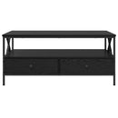 Sofabord with Drawer Sort eg 100 x 51 x 45 cm Konstrueret træ