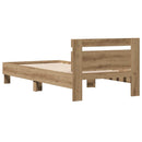 Sengestel Artisan Egetræ 203 x 95 x 70 cm Konstrueret træ