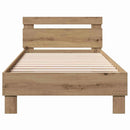 Sengestel Artisan Egetræ 203 x 95 x 70 cm Konstrueret træ