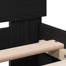 Sengestel Sort eg 203 x 95 x 70 cm Konstrueret træ