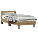 Sengestel Artisan Egetræ 193 x 95 x 88 cm Konstrueret træ