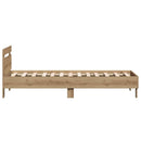 Sengestel Artisan Egetræ 193 x 95 x 88 cm Konstrueret træ