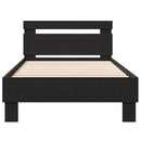 Sengestel Sort eg 193 x 95 x 88 cm Konstrueret træ