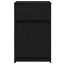 LED Sengeskab 2 pcs Sort eg 38 x 34 x 61 cm Konstrueret træ
