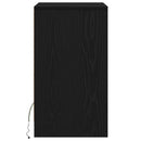 LED Sengeskab 2 pcs Sort eg 38 x 34 x 61 cm Konstrueret træ