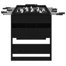 Fodboldbord Sort Eg 146,5 x 74 x 85 cm Konstrueret træ