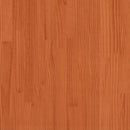 Sengestel med hovedgærde Brun 90 x 190 cm Massivt fyrretræ