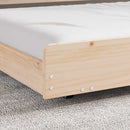 Sengestel Brun 80 x 200 cm Massivt fyrretræ
