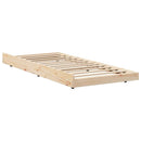 Sengestel Brun 80 x 200 cm Massivt fyrretræ