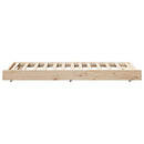 Sengestel Brun 80 x 200 cm Massivt fyrretræ