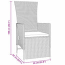 Have Spisebordssæt med pude 7 pcs Beige polyrattan