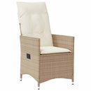 Have Spisebordssæt med pude 9 pcs Beige polyrattan