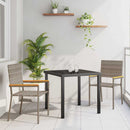 Have Spisebordssæt med pude 3 pcs Grå polyrattan