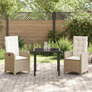 Have Spisebordssæt med pude 3 pcs Beige polyrattan