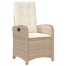 Have Spisebordssæt med pude 7 pcs Beige polyrattan