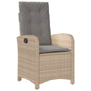Have Spisebordssæt med pude 5 pcs Beige polyrattan
