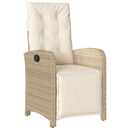 Have Spisebordssæt med pude 7 pcs Beige polyrattan