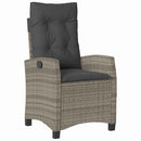 Have Spisebordssæt med pude 3 pcs Grå polyrattan