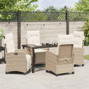 Have Spisebordssæt med pude 5 pcs Beige polyrattan