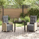 Have Spisebordssæt med pude 3 pcs Beige polyrattan