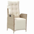 Have Spisebordssæt med pude 5 pcs Beige polyrattan