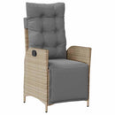 Have Spisebordssæt med pude 5 pcs Beige polyrattan