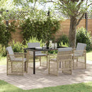 Have Spisebordssæt 5 pcs Beige polyrattan