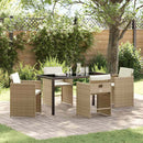 Have Spisebordssæt 5 pcs Beige polyrattan