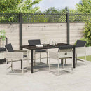 Have Spisebordssæt 5 pcs Lysegrå polyrattan
