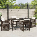 Have Spisebordssæt 5 pcs Brun polyrattan