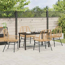 Have Spisebordssæt 5 pcs Brun polyrattan