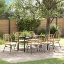 Have Spisebordssæt 7 pcs Brun polyrattan