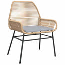 Have Spisebordssæt med pude 3 pcs Brun polyrattan