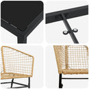 Have Spisebordssæt 7 pcs Brun polyrattan