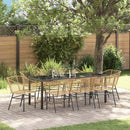 Have Spisebordssæt 9 pcs Brun polyrattan