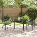 Have Spisebordssæt 3 pcs Sort polyrattan