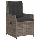 Have Spisebordssæt 3 pcs Grå polyrattan