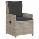 Have Spisebordssæt 5 pcs Lysegrå polyrattan