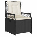 Have Spisebordssæt 7 pcs Sort polyrattan